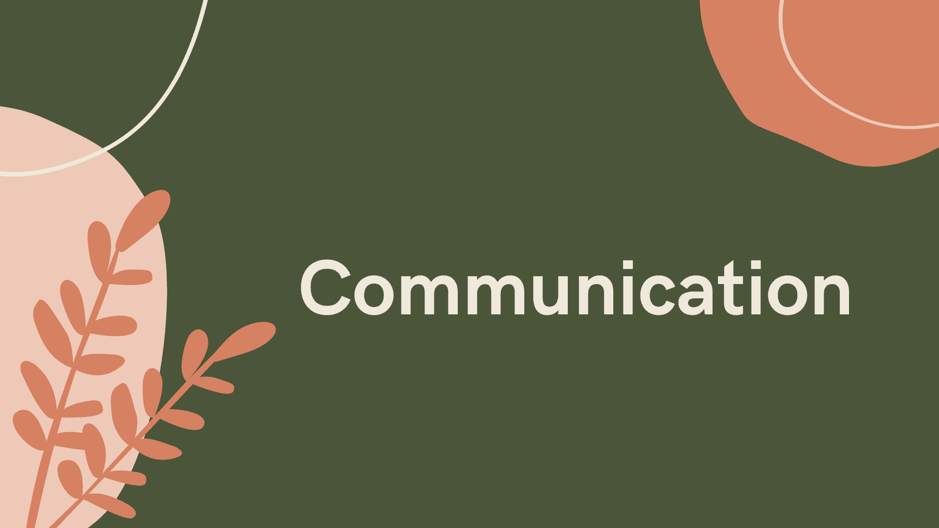 Communication & Interpersonal Skills