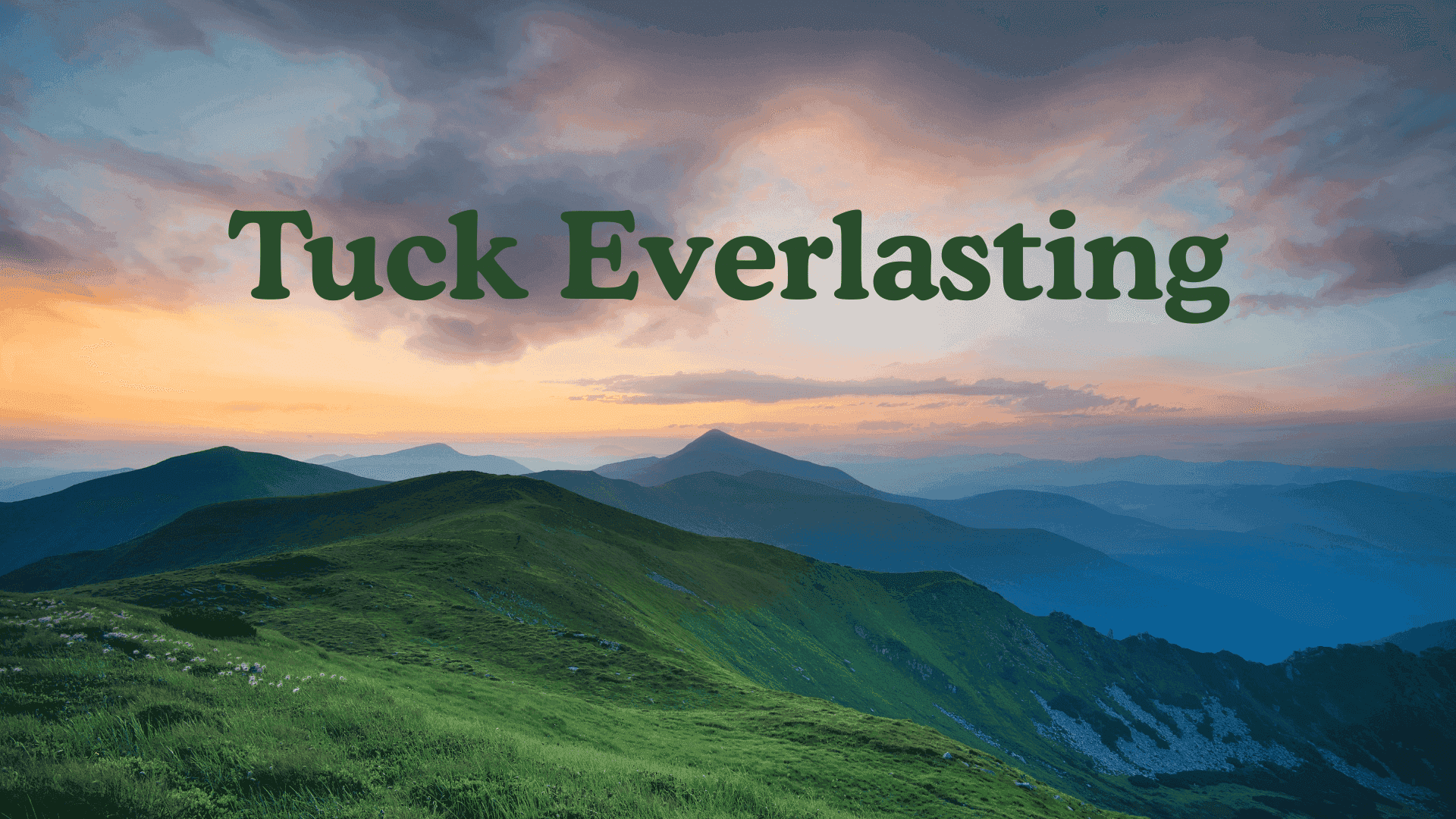 Tuck Everlasting Assessment